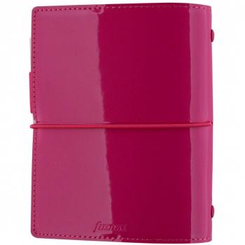 Filofax Pocket Domino Patent Hot Pink Organiser 9781472612380 | Brand New