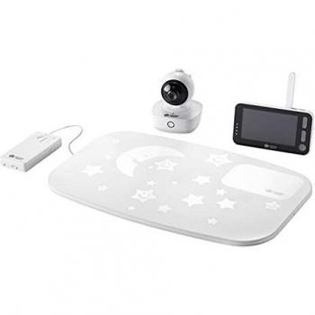 Tommee Tippee Dreamee Baby Monitor with Camera, Night Vision, 4.3-Inch HD Display, Two-Way Audio, CrySensor, Movement Sensor Mat, 300 m