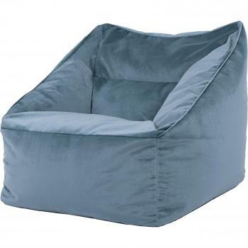 Sillón Cómodo Puf Azul Mineral