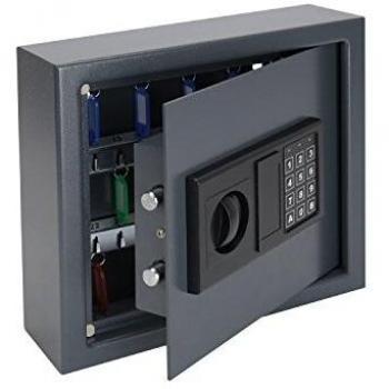 HMF 2030-11 Schlüsselsafe mit 30 Haken und Elektronikschloss