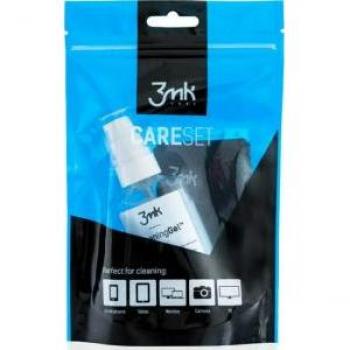 Careset 3MK Kit Pulizia: Soluzione Liquida & Tovagliolo Schermo