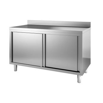 Meuble Bas Inox Combisteel 1800x700 Profondeur 700 Dosseret