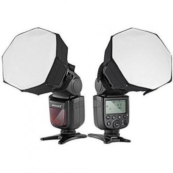 Neewer Caja de Luz Octagonal 5/13cm – Compatibilidad con Flash Nikon SB‑600/700/800/900/910 y Canon