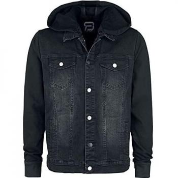 RED by EMP Sound Check Herren Jeansjacke in Schwarz