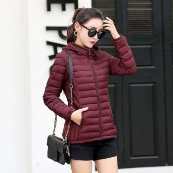 Chaqueta de Invierno con Capucha ZOGAA para Mujeres Tallas S-5XL