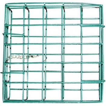 Green Square Bird Food Feeder