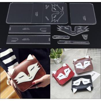 Clear Acrylic Fox Crossbody Bag Template
