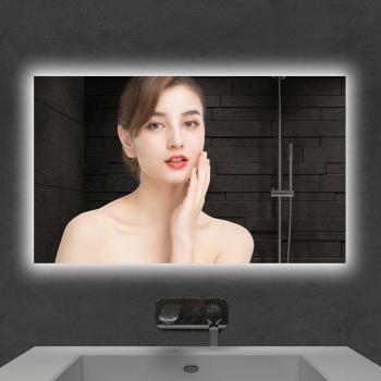 Bathroom Mirror with Infrared Heater & CCT Changing + Dimmable LED Lights