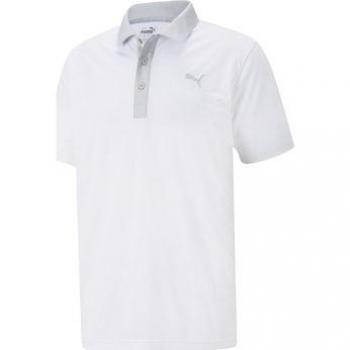 Polo Gamer Puma Manches Courtes XXL Blanc/Argenté