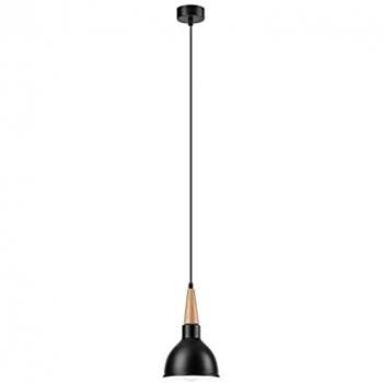 Francesca Dome Ceiling Light Black, 1x E27