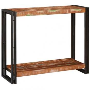 Tablero de Consola Vidaxl 90 cm × 33 cm × 75 cm – Madera Maciza Reutilizada