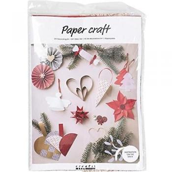 Poche Découpage Noël Rouge-Blanc