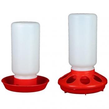 Kit pour poussins, alimentation et abreuvoir, plastique facile à nettoyer, jusqu'à 8 oiseaux
