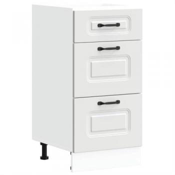 Kalmar White Engineered Wood Base Cabinet