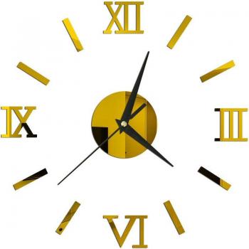 Silent 3D Acrylic Wall Clock for Home Decor