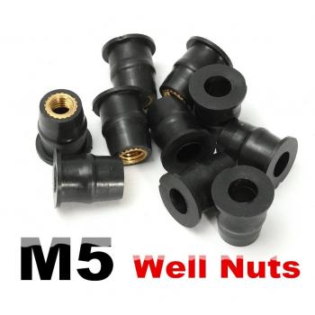 M5 5mm Gummi-Muttern für Verkleidung