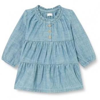 Noppies Jeanskleid langarm Rüsche – Denim Edition