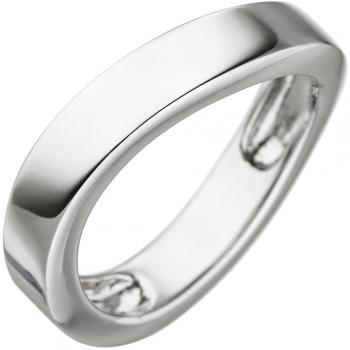 Stilvoller Damen‑Ring in 925 Silber, Gr. 50