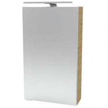 RadiantReflect 40×68 cm LED Mirror Storage – Beige/Tan