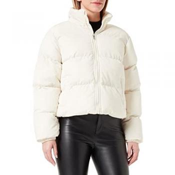 Urban Classics Winterjacke für Damen, Kurz, Peached, Weiß, 2XL