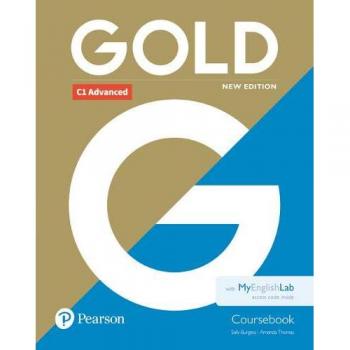 Sally Burgess Gold C1 Advanced New Edition Coursebook And Myenglishlab Pack