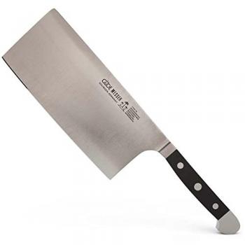 Lame de cuisine Alpha 18 cm – Noir, acier forgé, Güde