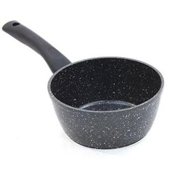 Casserole Secret De Gourmet – 20 cm – Aluminium – Effet pierre anti‑adhésif