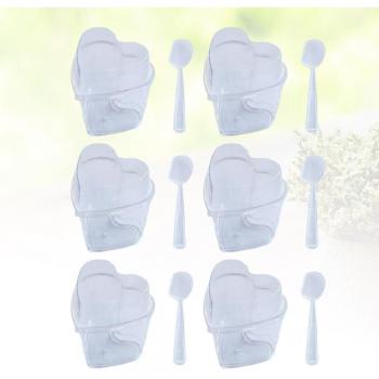 Taza de Gelatina en Forma de Corazón 10 unidades