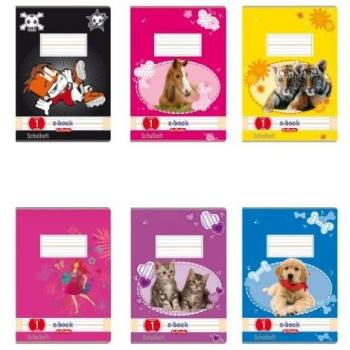 Heft A5 16 Blatt Lineatur 01 FSC Mix