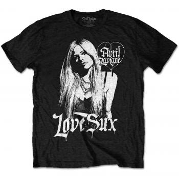Avril Lavigne Love Sux Official Tee, Noir, XXL