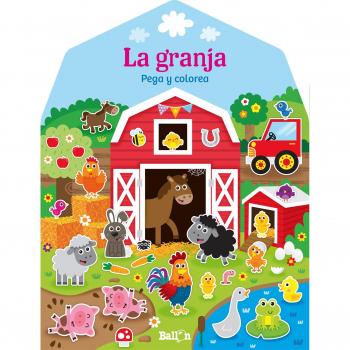 La granja pego y coloreo (CASITAS