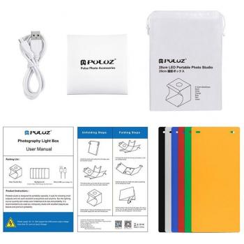 Compact Photo Studio Light Box with 6 Backdrops
