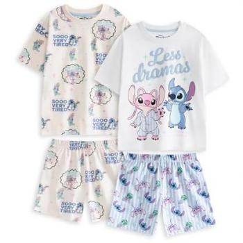 Disney Lilo & Stitch Pyjamastück für Mädchen – Vanilla Underground (2er)