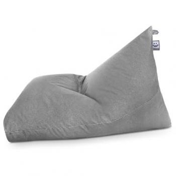 Puff Pirámide XL Naylim Mate para Exterior Gris Claro