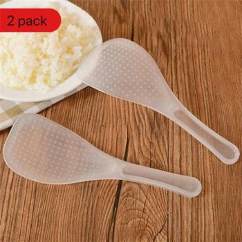 PlastiRice Shovel Set – 2 Transparent, Non‑Stick