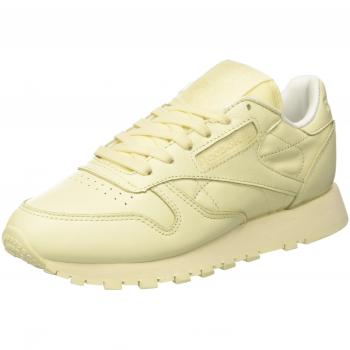 Reebok Classic Leather Pastels, Zapatillas de Deporte Mujer, (Washed Yellow/White), 36 EU