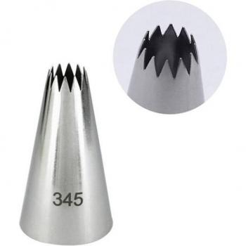 Medium Open Star Piping Tips Set