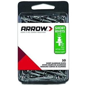 Arrow RSA 3/16IP Aluminium Rivets 3/16in Short Pack of 50