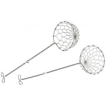 Kela Sieb-Set für Fondue, 4 Teile, Edelstahl 18/10