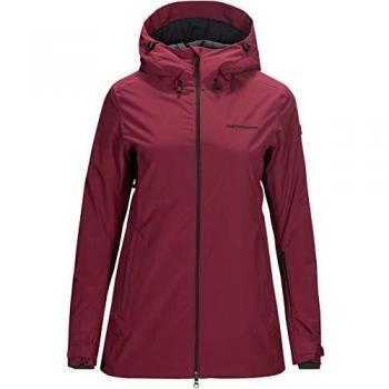 Femme Veste de ski Anima Longa Peak Performance, rouge, XS
