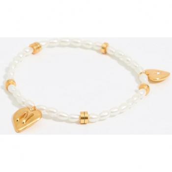 Amor en perlas: Pulsera N de Bimba y Lola