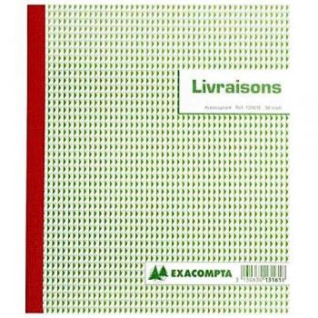 EXACOMPTA Lot de 5 Manifolds Livraisons 21x18 cm 50 Feuillets Tripli Autocopiants