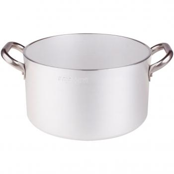 Casseruola Agnelli ALMR110420 Cilindrica Alta Radiante, Alluminio Professionale 5 mm, 20 cm