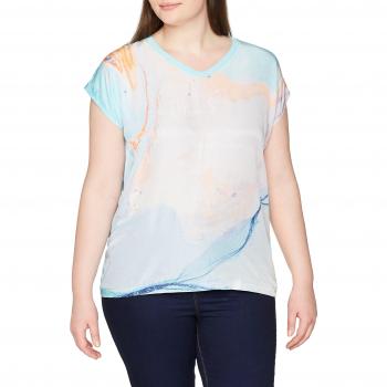 Frapp Damen T-Shirt V-Ausschnitt 1/2 Arm Druck Motiv 54
