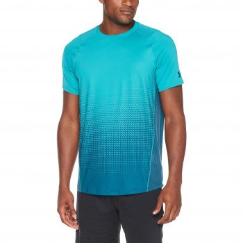 Under Armour Herren T-Shirt MK‑1 Dämpfung 1311389 – Schwalbenflügel/Turmalin Türkis/Verstecktes Grau S