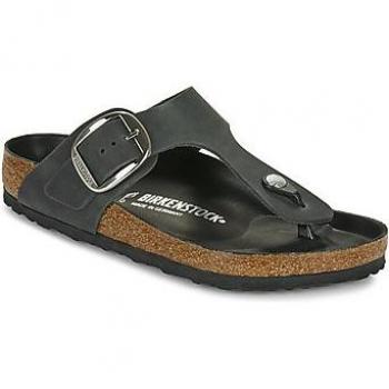 Birkenstock Chinelos Gizeh Big Buckle Preto para Elas