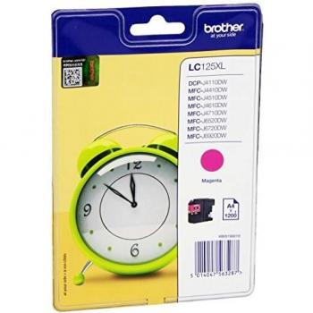 Tinteiro BROTHER LC125XLMBP Magenta XL