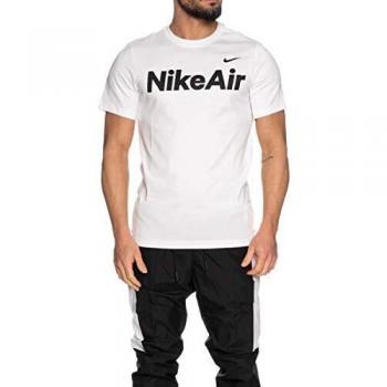 Camicia Nike Air Uomo S Manica Corta Nera e Bianca