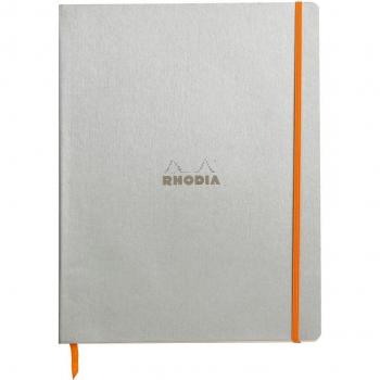 Rhodiarama Silver Cover Notebook (A4, 80 Lines) – Clairefontaine