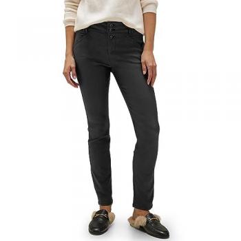 Street One Coating Slim Fit Hose für Damen Schwarz